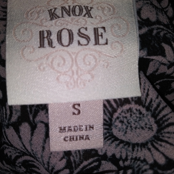 Knox Rose | Pink Floral Boho Blouse Sz S - Picture 2 of 6
